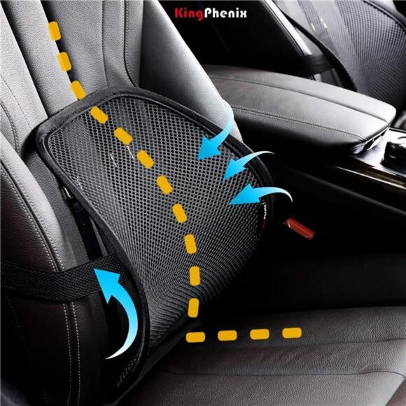 kingphenix Lumbar Support (2 Pack) with Breathable Mesh, Suit for Car, Office - Picture 3 of 7
